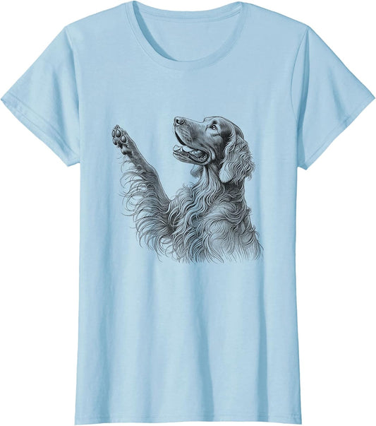 Irish Setter Raising Paw Design for Dog Owner