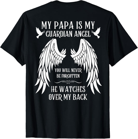 My Papa is My Guardian Angel in Heaven Memory Memorial