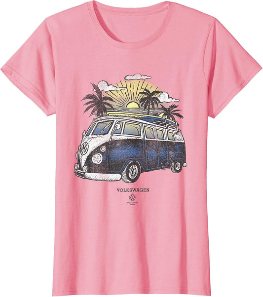 Volkswagen Type 2 T1 Campervan Beach Sketch
