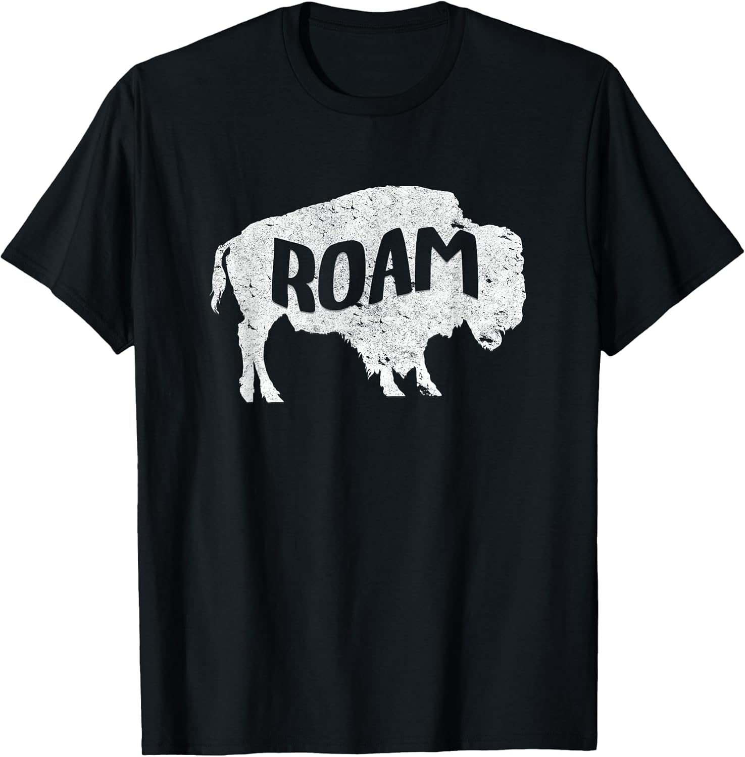 Vintage Retro Buffalo Roam Distressed