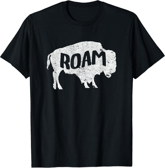 Vintage Retro Buffalo Roam Distressed