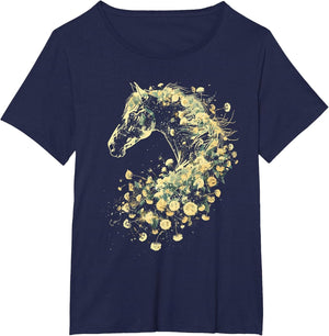 Horse Dandelion Wildlife Pony Nature Art