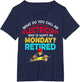Vintage Retro Happy Retirement Funny an Electrician Retired
