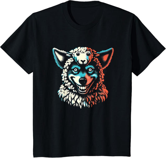 Wolf in Sheep's Clothing - Funny Graphic Wolf Sheep Costume
