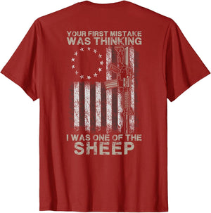 Your First Mistake was Thinking I was A Sheep (on Back)