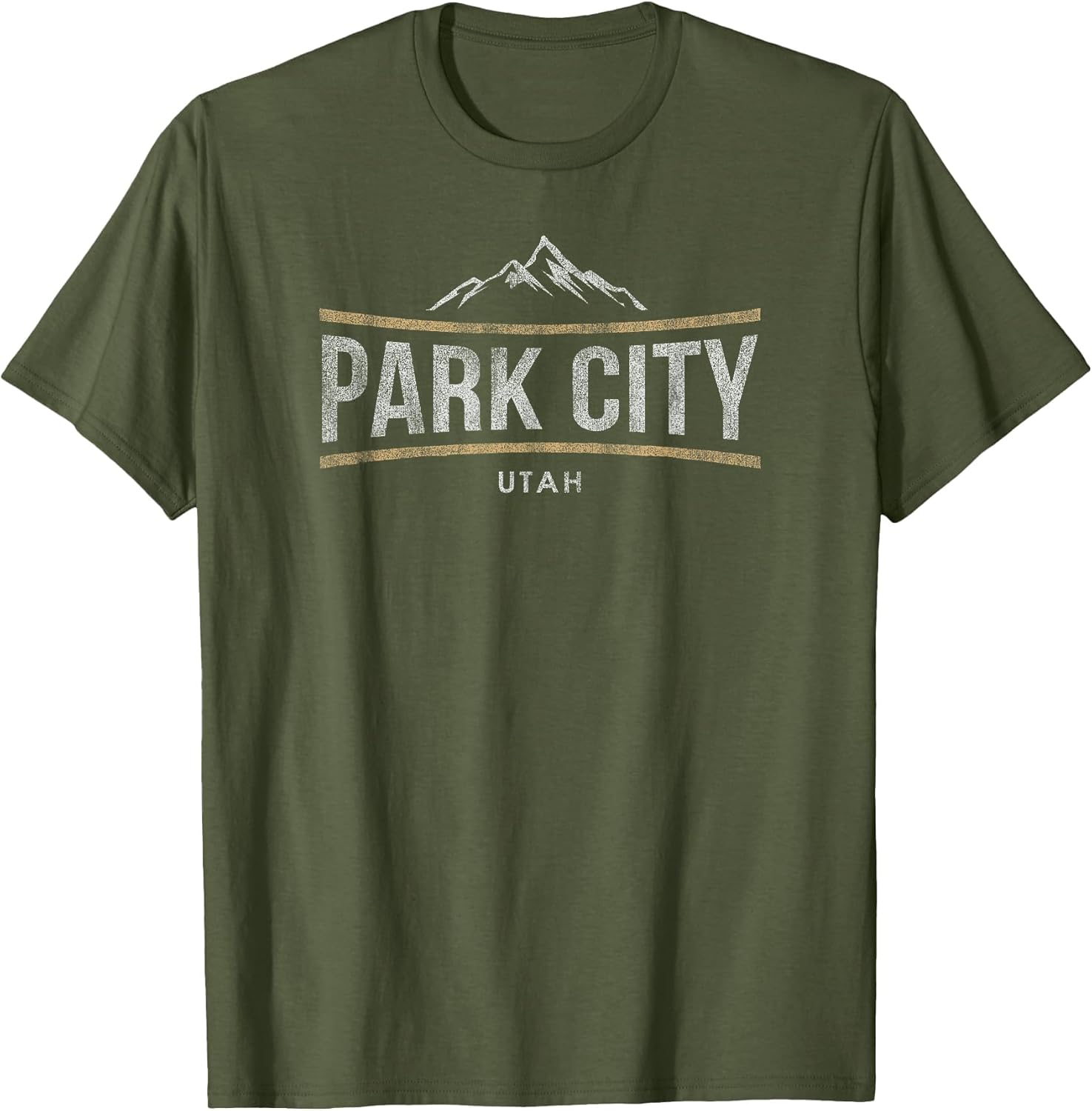 Vintage Park City Utah Mountain Forest Hiking Retro