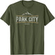 Vintage Park City Utah Mountain Forest Hiking Retro