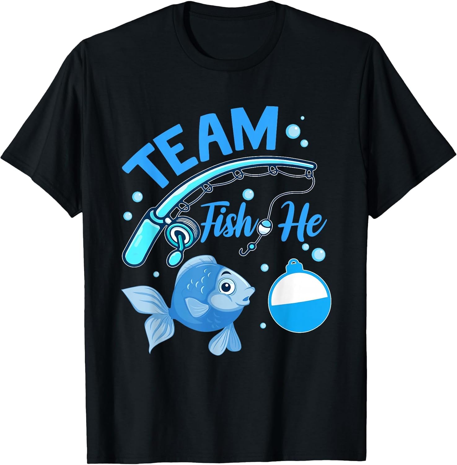 Team Fish He Fishing Gender Reveal Party Announcemen