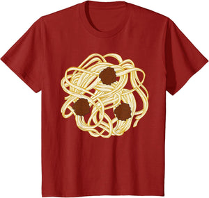 Funny Halloween Costume Food Spaghetti Meatballs Simple Safe