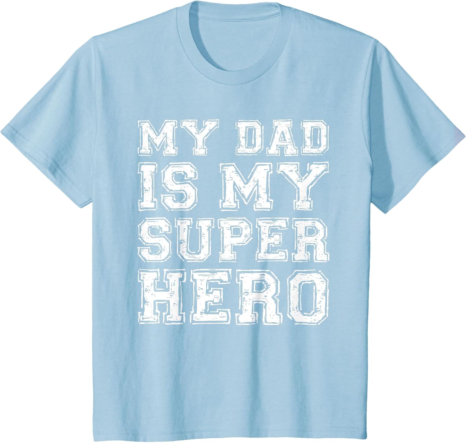 My Dad is My Superhero Shirt Kids Boy Girl Fathers Day