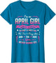 I'm an April Girl I Have 3 Sides April Birthday