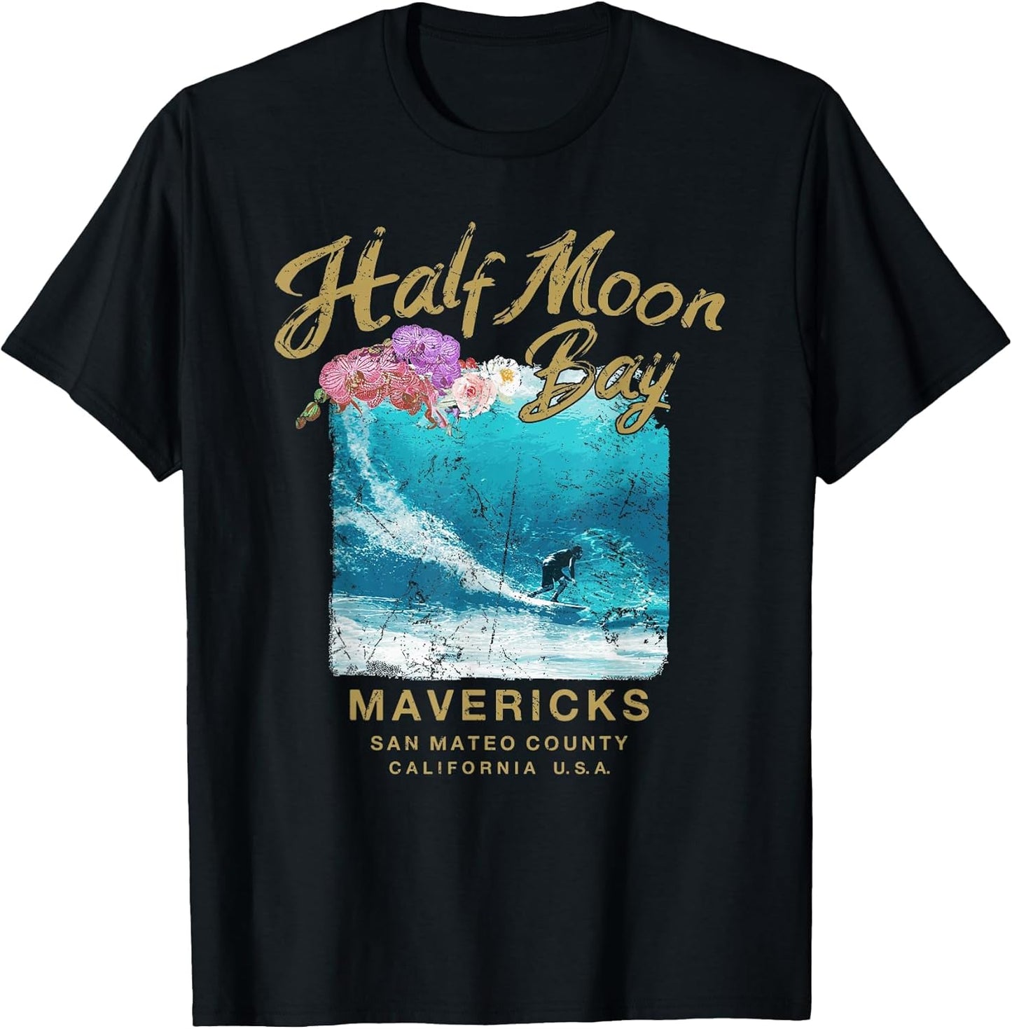Mavericks California Big Wave Surfing Vintage