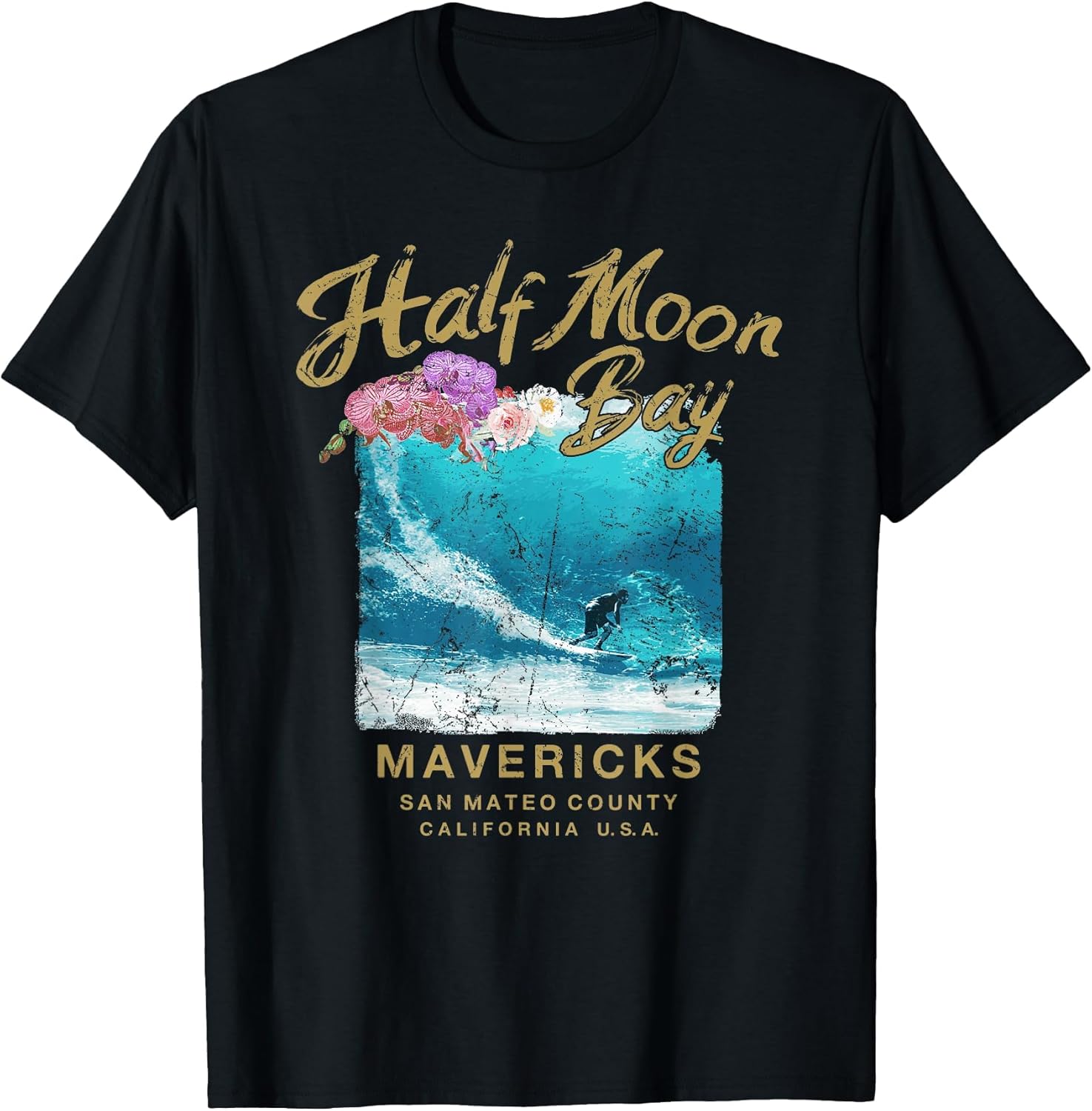 Mavericks California Big Wave Surfing Vintage