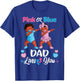 Pink Or Blue Dad Loves You Black Baby Gender Reveal Party