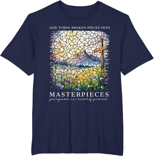 God Turns Broken Pieces Into Masterpieces Christian Faith
