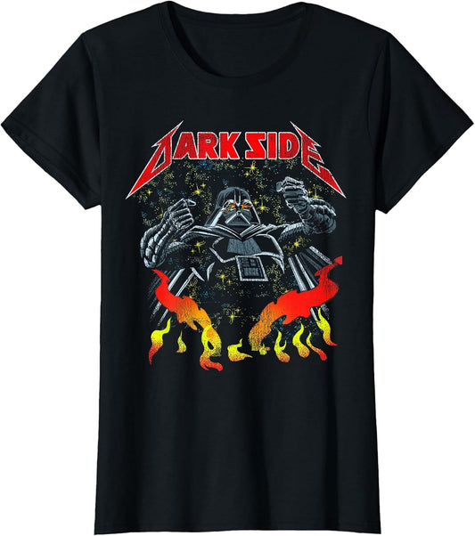 Star Wars Darth Vader Heavy Metal Flames Vintage Disney+