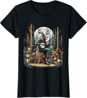Vintage Wendigo Cryptid Camping