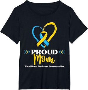 Proud Down Syndrome Mom Awareness Shirts, T21 Mommy