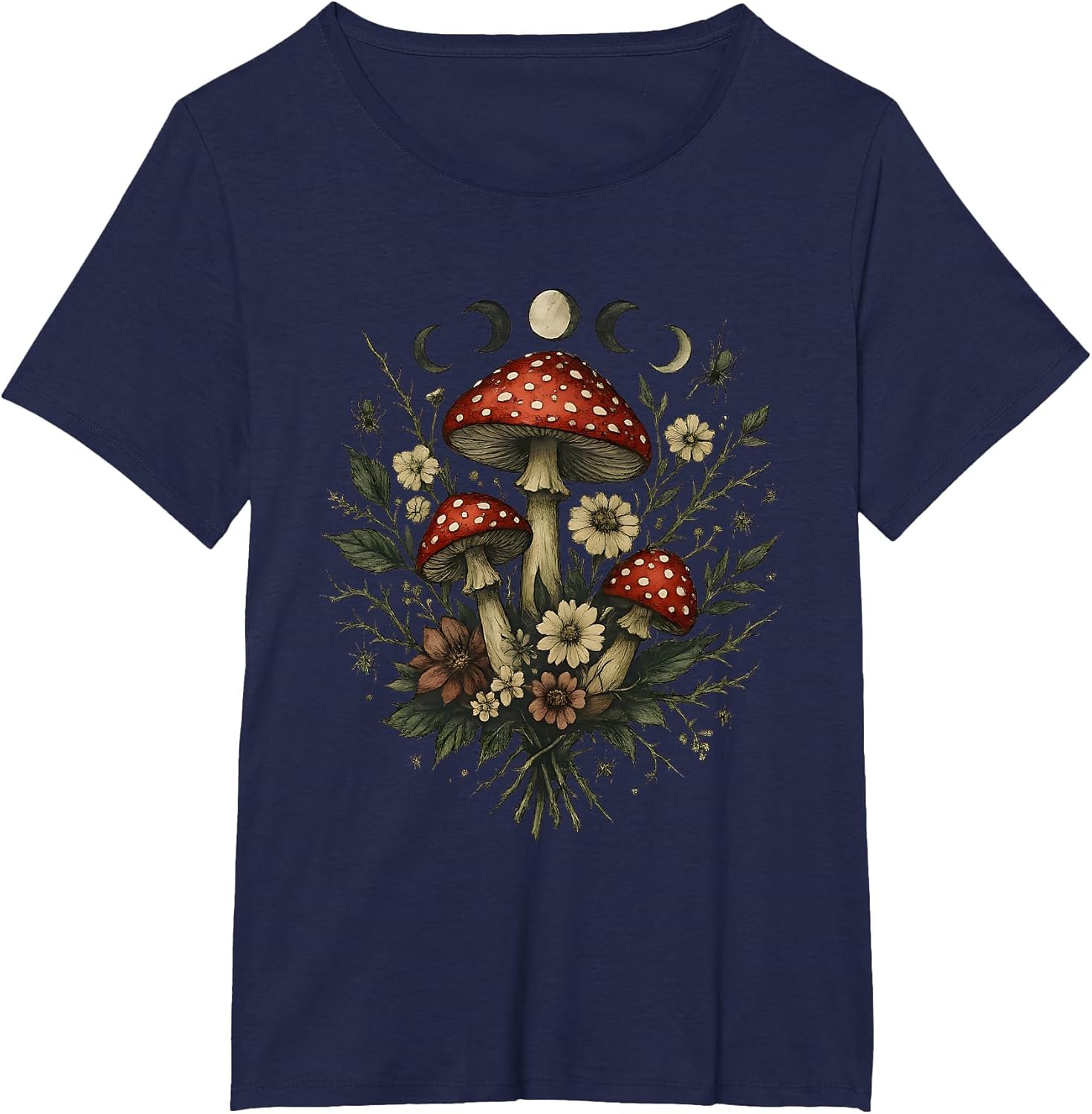 Toadstool Witchy Botanical Moon Phases