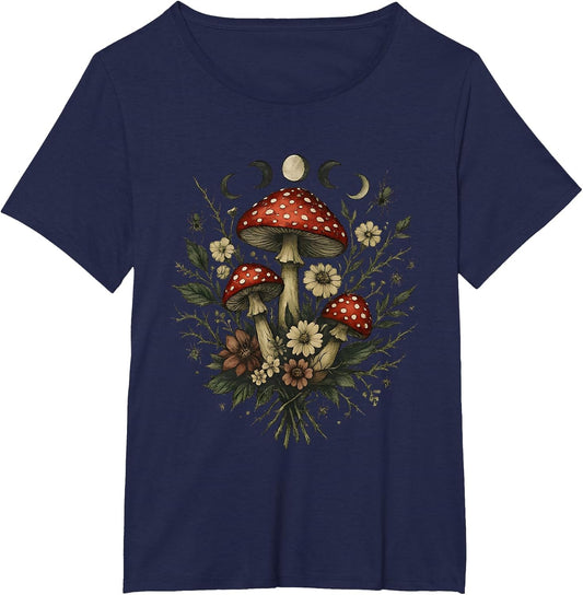 Toadstool Witchy Botanical Moon Phases