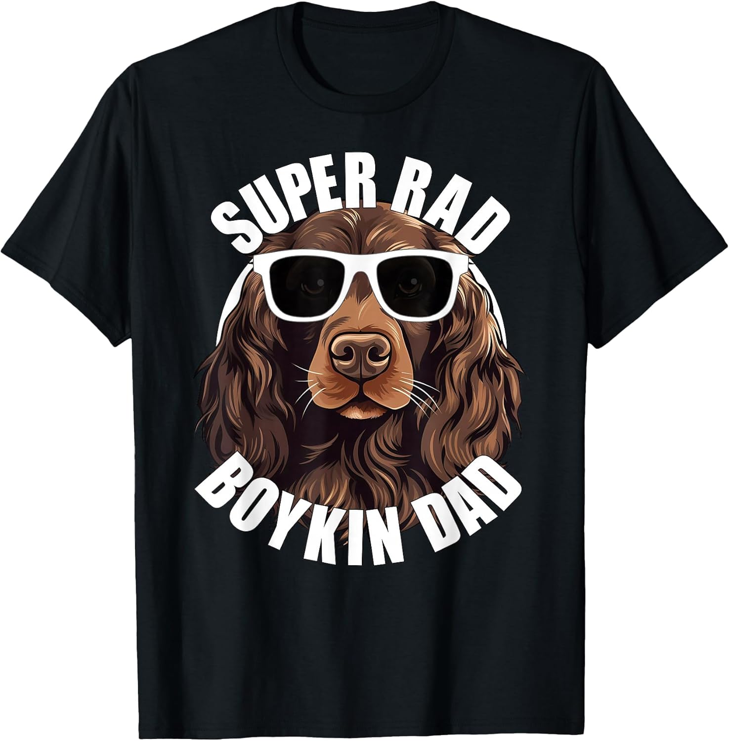 Boykin Spaniel Dad Funny Super Rad Puppy Dog Father