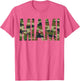 Miami Camouflage Seamless Pattern Typography Cool