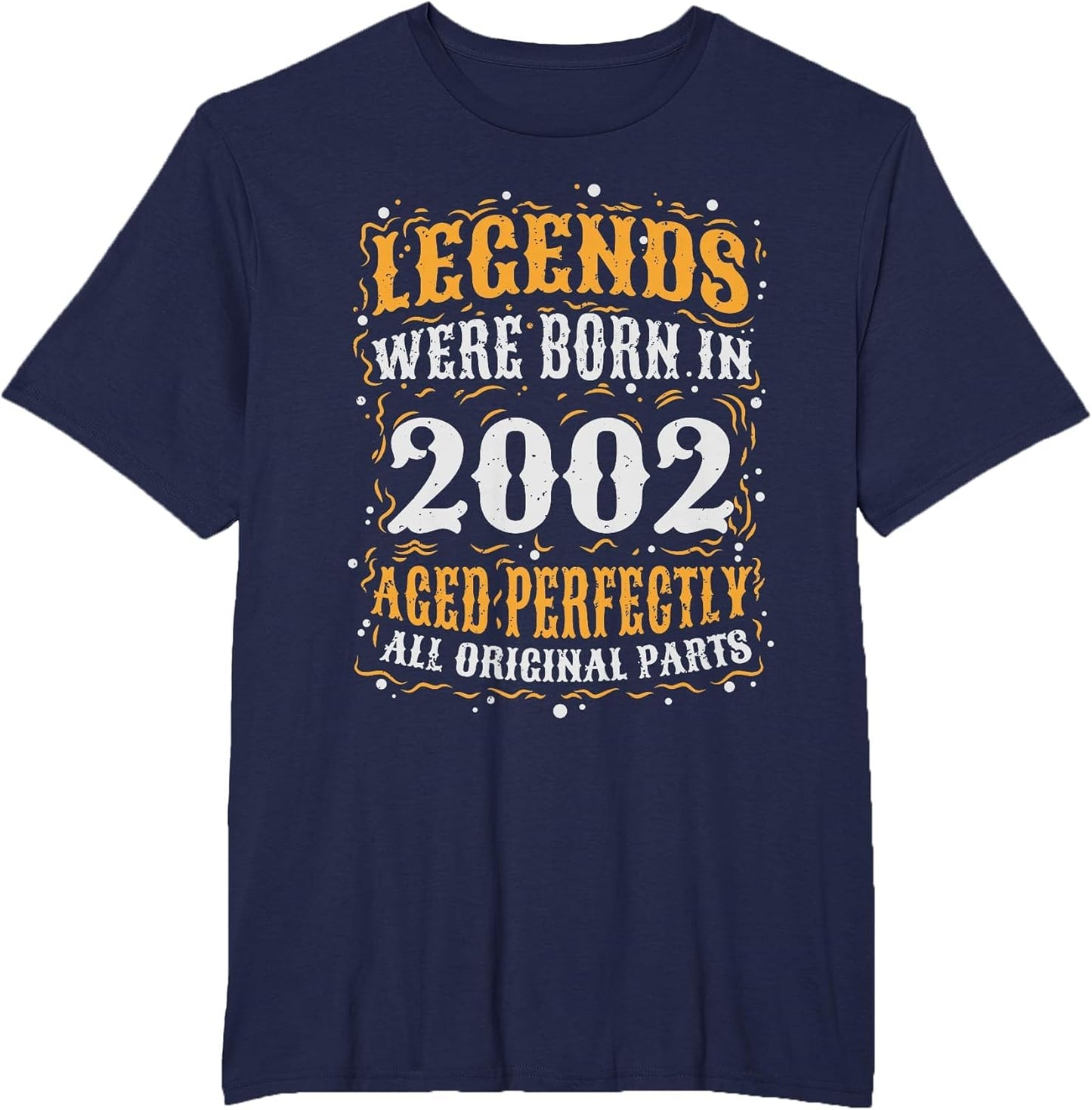 Legends were Born in 2002 Birthday Vintage Distressed