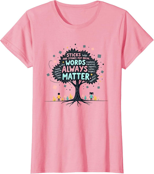Anti Bullying Words Matter Kindness Empathy Support Top