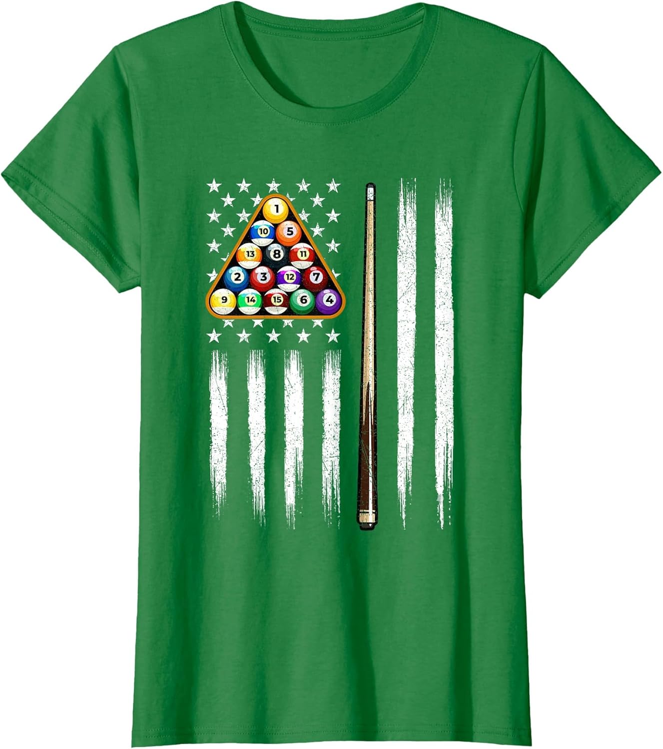 American Flag Billiard - 8 Ball Billiard Game Pool Player