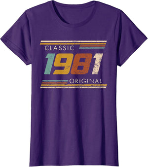 Classic 1981 Original Vintage Birthday Est 1981 Edition