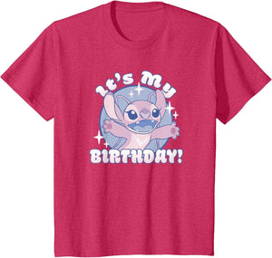 Disney Lilo & Stitch Angel It's My Birthday Retro Sparkle