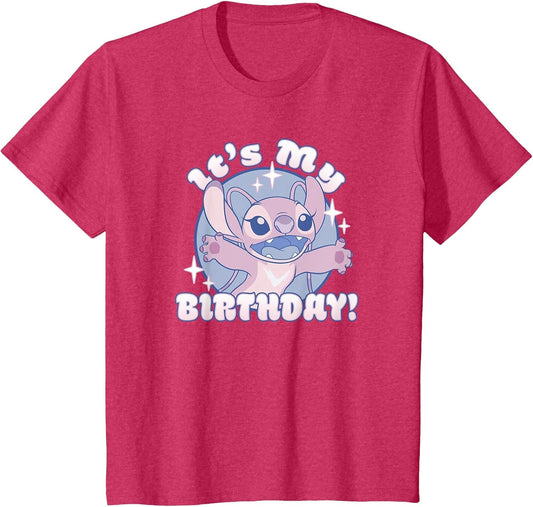 Disney Lilo & Stitch Angel It's My Birthday Retro Sparkle