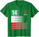 Mexican Flag 14 Mexico Soccer Fan Men Women Kids Boys Girls