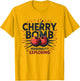 Cherry Bomb Personality Exploding Graphic Design