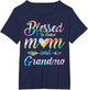 Blessed to Be Called Mom and Grandma Floral Mother's Day