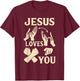 ASL Teacher American Sign Language Christian Jesus Loves You