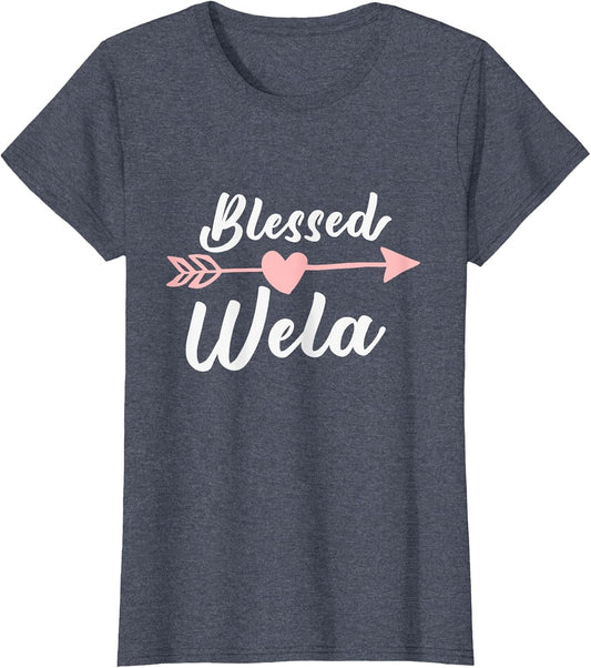Blessed Wela Arrow Heart Love Grandma Cute Funny