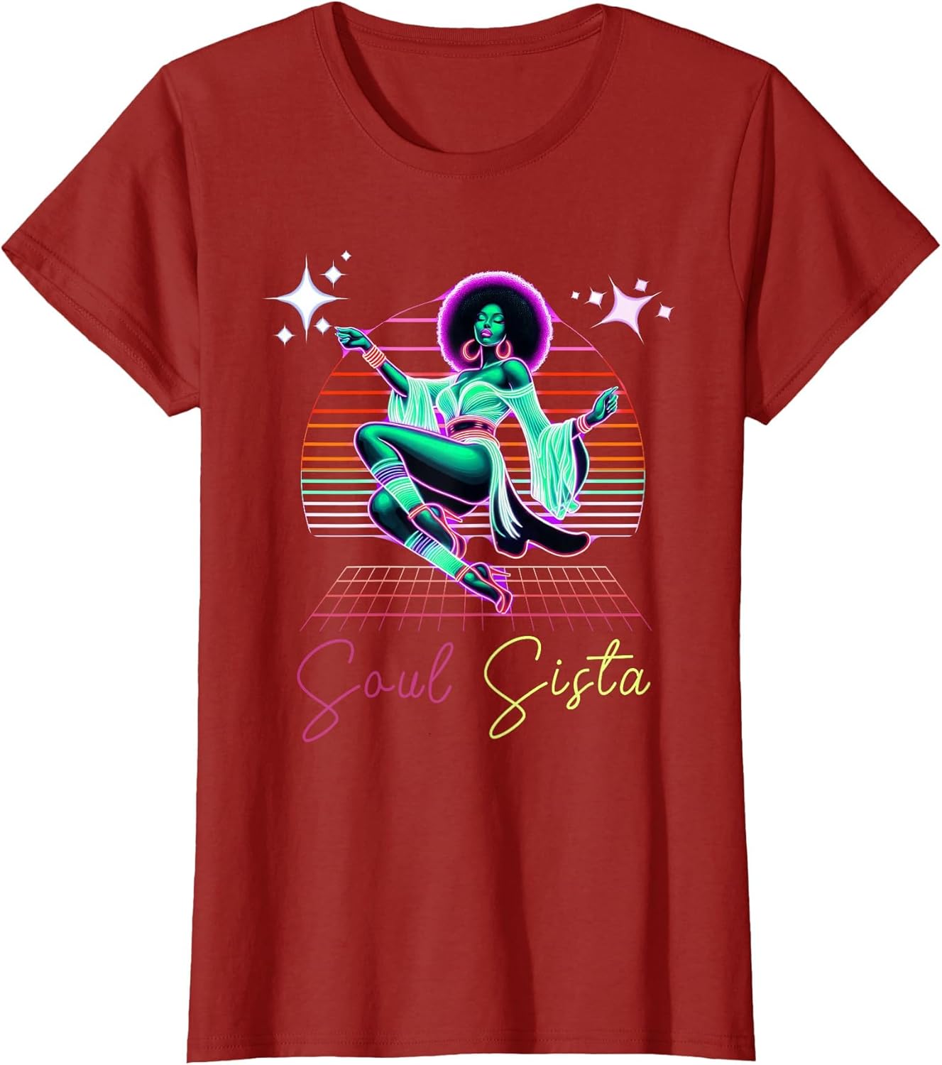 Soul Sista Black History Month 70s Disco Funk Vibes Melanin