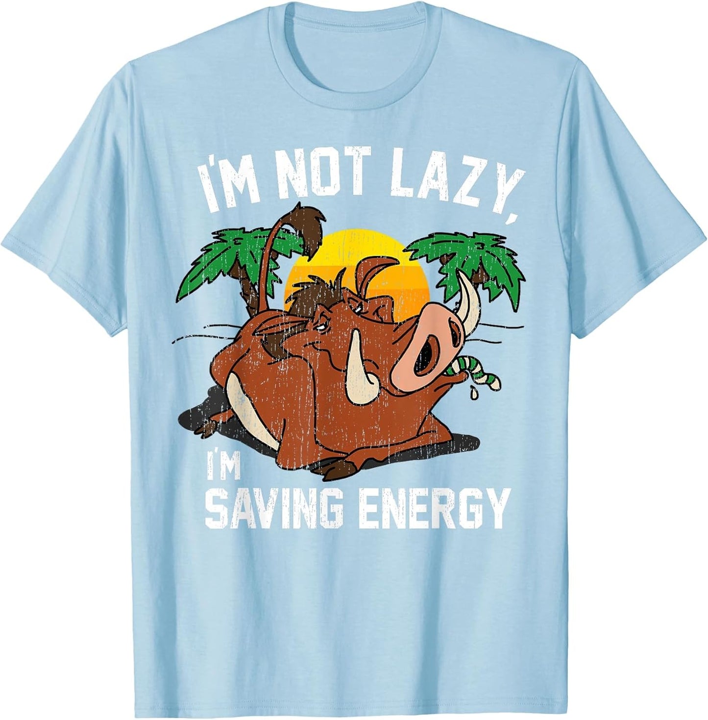 Disney Lion King Lazy Pumbaa Graphic
