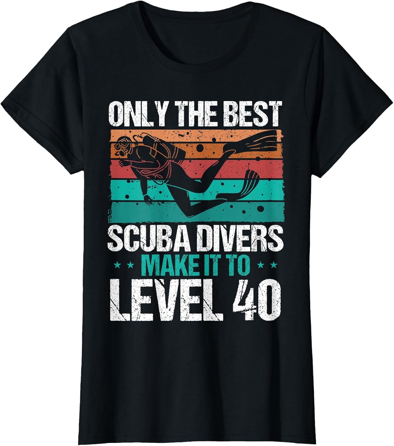 40 Birthday Scuba Diving Level 40 Year Old Diver Snorkeling