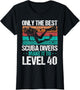 40 Birthday Scuba Diving Level 40 Year Old Diver Snorkeling