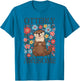 Otterly Awesome Cute Sea Otter Floral Flowers Funny Pun