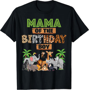 Wild Mama of The Birthday Boy Zoo Safari Jungle Animal