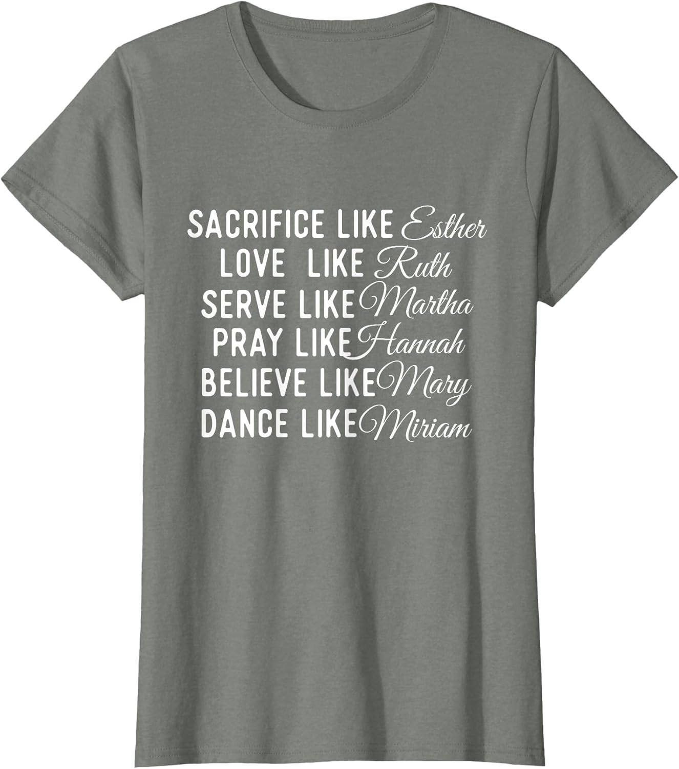 Sacrifice Like Esther Love Like Ruth - Christian Faith Jesus