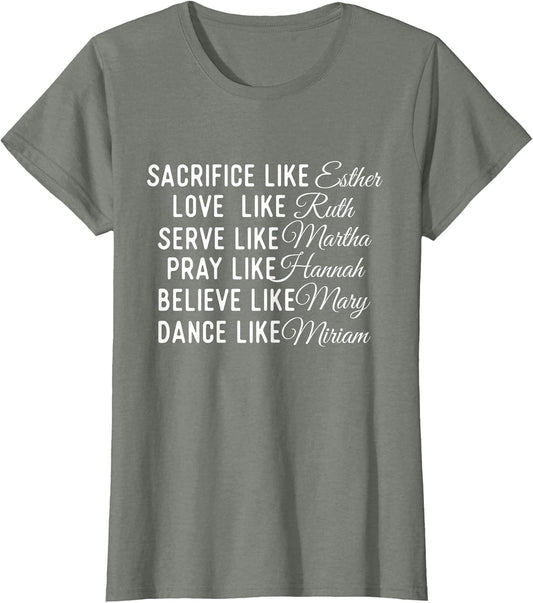 Sacrifice Like Esther Love Like Ruth - Christian Faith Jesus