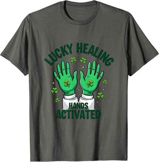 Lucky Healing Hands St Patrick's Day Nurse