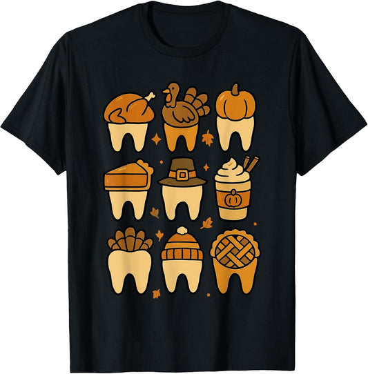 Thanksgiving Dental Shirt for Dentists, Fall Dental Squad