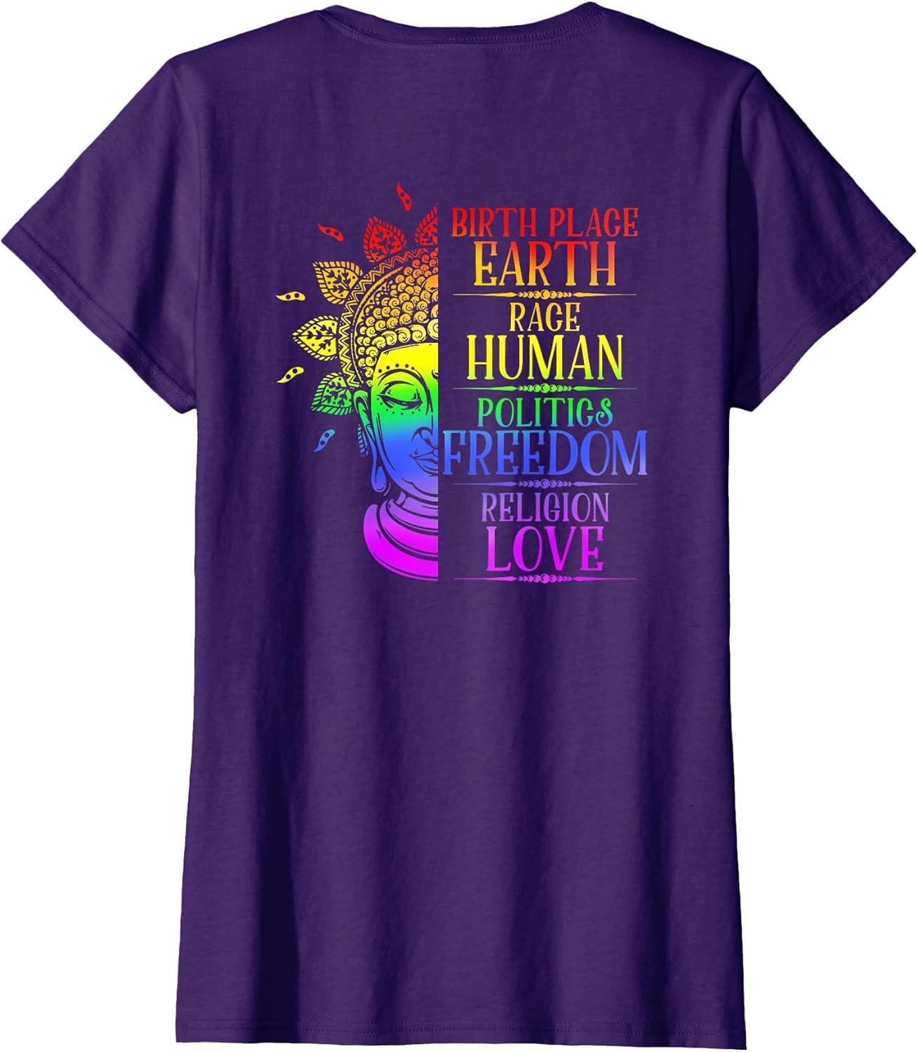 Birthplace Earth Shirt Race Human Politics Freedom Love