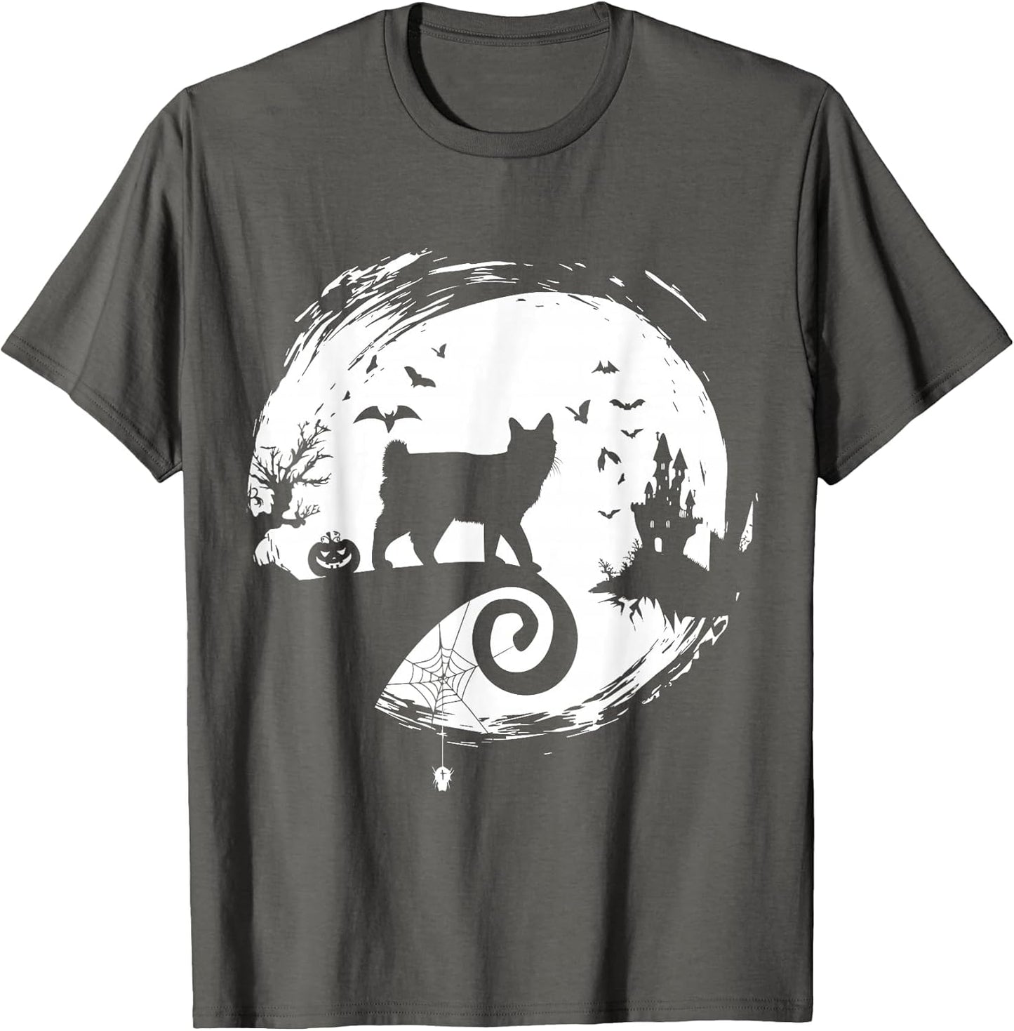 Japanese Bobtail Halloween Costume Moon Silhouette