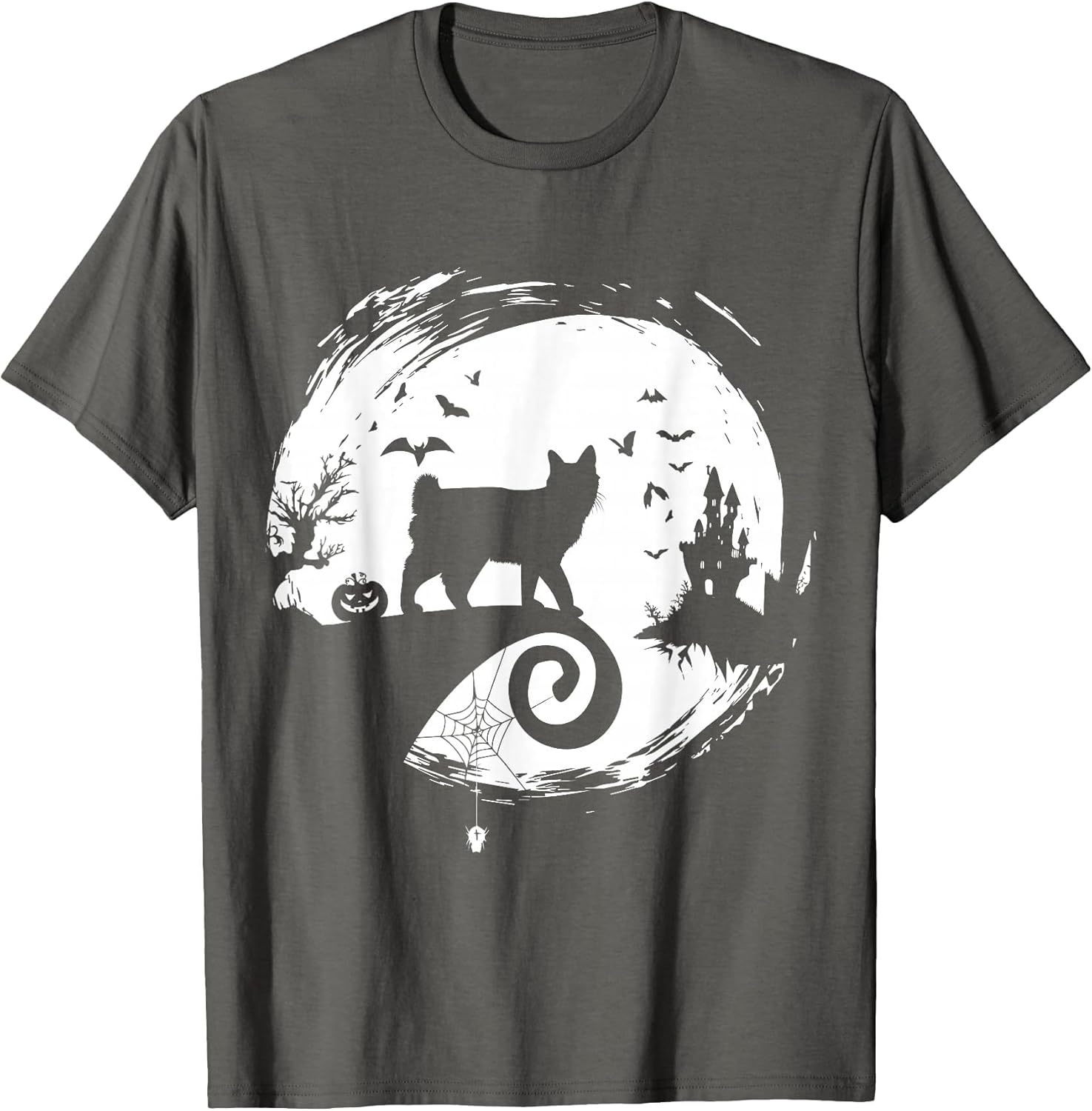 Japanese Bobtail Halloween Costume Moon Silhouette